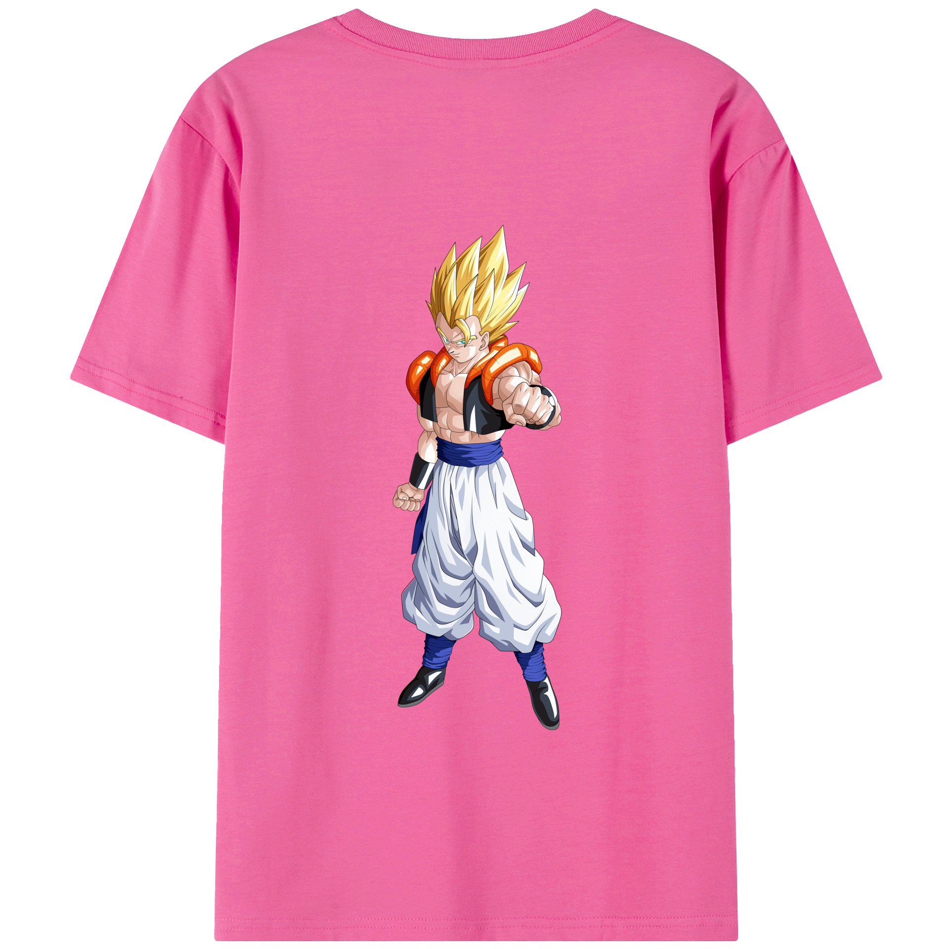 （画像用） ドラゴンボール ベジータ四世（Bejīta Yonsei）DRAGON BALL Vegeta IV レディース半袖Tシャツ(バックプリント)